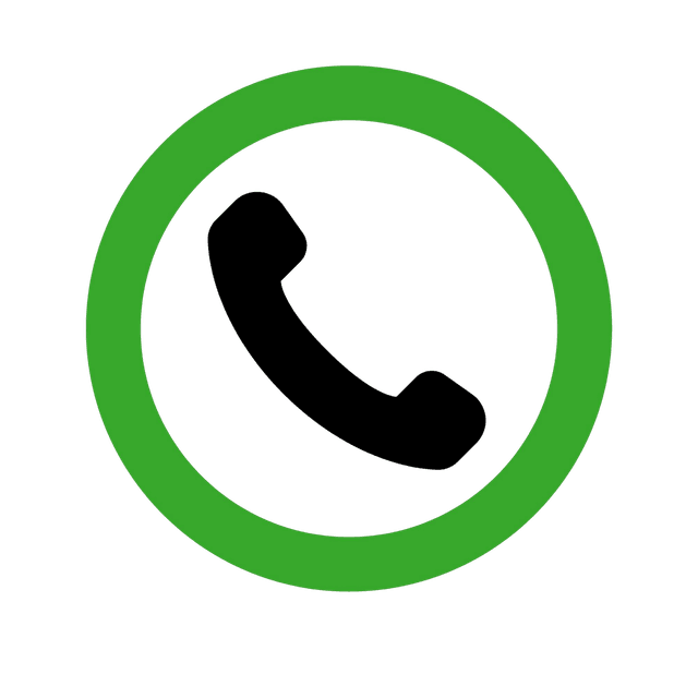 phone png in contact us page